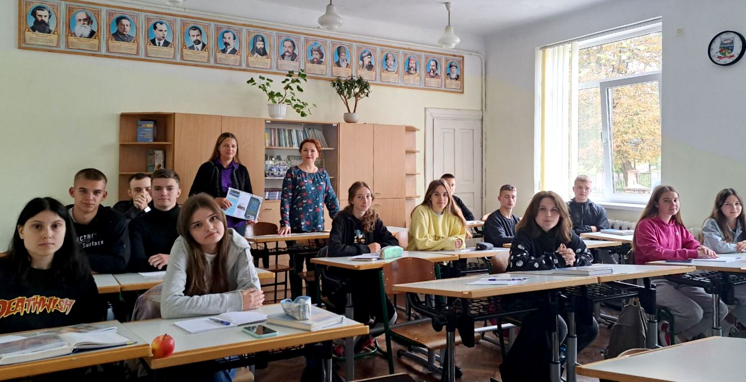 Профорієнтаційна зустріч із учнями природничого класу Золочівського ліцею